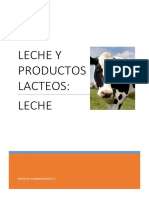 Leche y Productos Lacteos