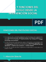 Funciones Del Psicologo Social