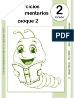 2do Grado - Bloque 2 - Ejercicios Complementarios PDF