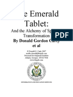 Preview Emerald Tablet and Alchemy