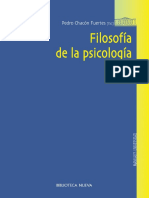 Chacón-Fuertes, P. (Ed.) (2009) - Filosofía de La Psicología. Madrid, España. Biblioteca Nueva