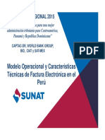 Presentación Factura Electrónica SUNAT - Seminario de FE 22-08-2015