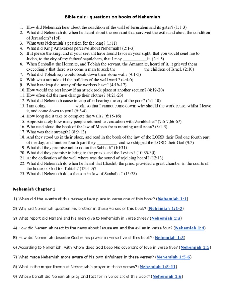 Bible Quiz With Answers In Tamil