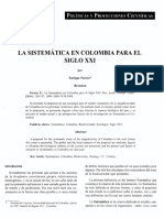 Sistematica en Colombia Siglo Xxi (1)