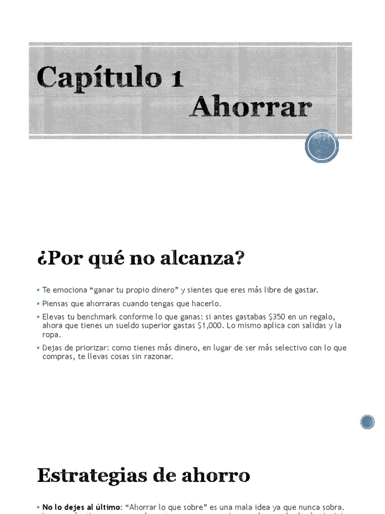 Estrategias Efectivas de Ahorro Personal | PDF | Ahorro | Economias