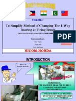 To Simplify Method of Changing The 1-Way Bearing at Firing Bench
