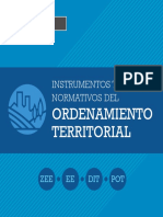 Instrumentos Técnico Normativos del Ordenamiento Territorial