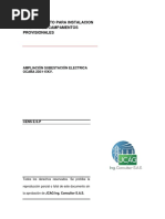 Procedimiento Para Instalacion y Retiro de Obras Provisionales