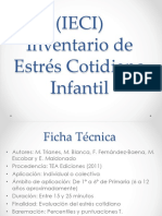 (IECI) Inventario de Estrés Cotidiano Infantil