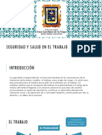 Seguridad y Salud en El Trabajo