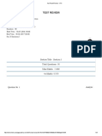 Test Review: Section Title: Section 1 Total Questions: 30 Max Marks: 1.666 Ve Marks:0.555