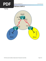 6.2.3.9 Lab - Configuring Multiarea OSPFv3