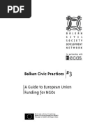 Download A guide to European Union funging for NGOs by  SN36343226 doc pdf
