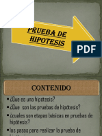 Prueba de Hipotesis