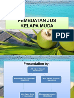 PEMBUATAN JUS KELAPA MUDA Fix