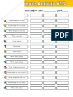 A 5 Minute Activity 13