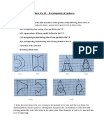 Sheet No. 13 - Development of Surfaces