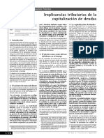 Implicacioes Tributarias de La Capitalización de Deudas PDF