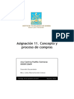 Asignación 11. Concepto y Proceso de Compras