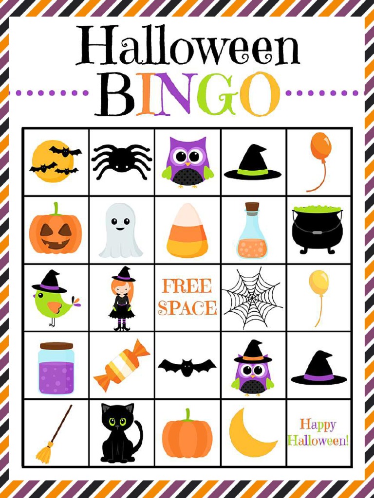 Halloween Bingo 6 PDF PDF
