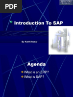 Introduction To SAP: by Karthi Kumar