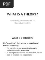 What Is Theory