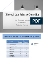Biologi Dan Prinsip Genetika