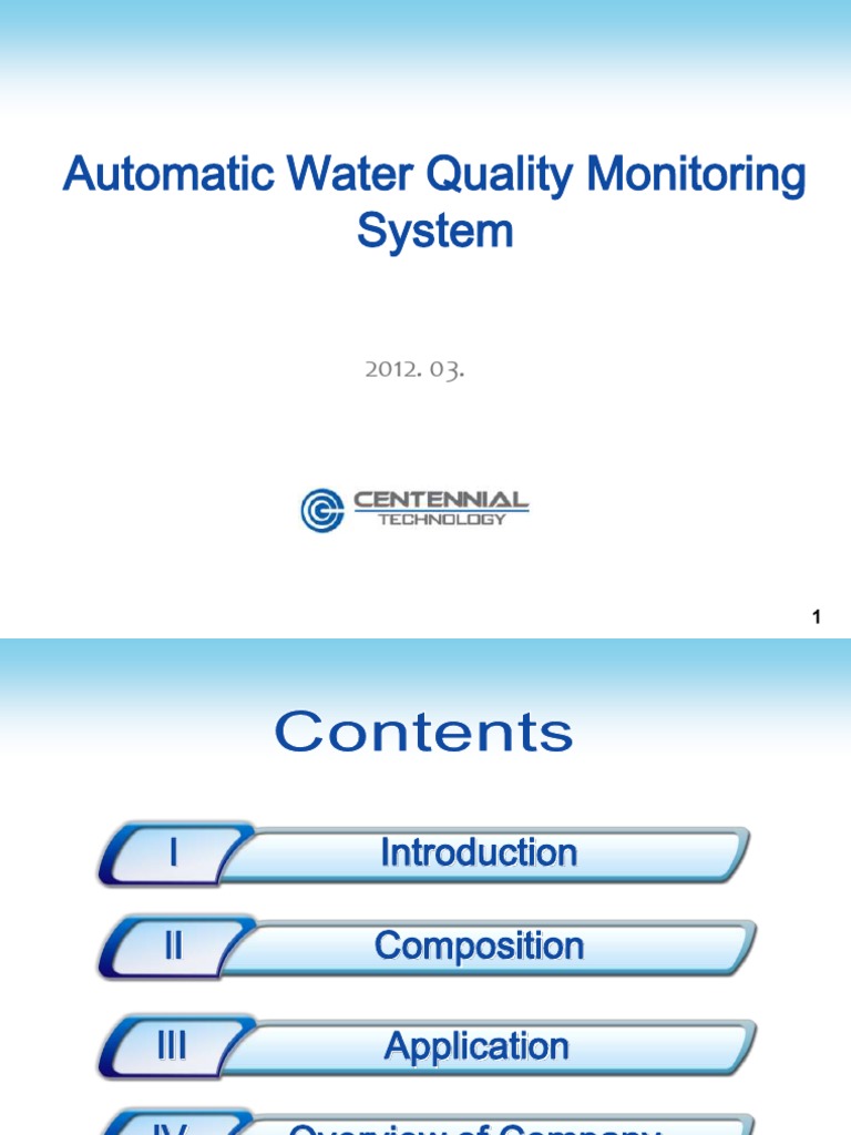 Automatic Water Quality Monitoring System (Final) - Ms - Kwak | PDF ...