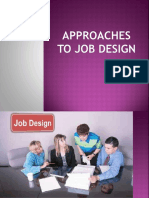 Approaches To Job Design