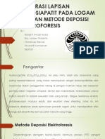 Pelapisan HA Pada Logam Dengan Metode Deposisi Elektroforesis