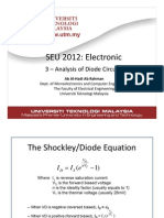 Diode circuit analysis