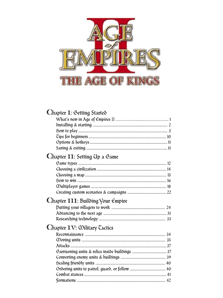 Notice/manuel Age of empires 1&2 rise rome/conquerors pour Big box PC Anglais - Jeux vidéo