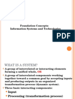 Foundation Concepts: Information Systems and Technologies