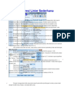 Contoh Regresi Linier Sederhana Menggunakan SPSS