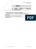 Tipos de Estado y Formas de Gobierno