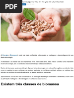 Vantagens e Desvantagens Da Energia a Biomassa