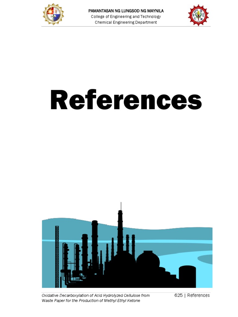 (O) References PDF | PDF | Hydrolysis | Paper