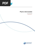 Physics Data Booklet (Annotated) PDF