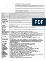 Chemistry Key Words