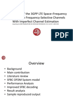 Performance of The 3GPP LTE Space-Frequency Final