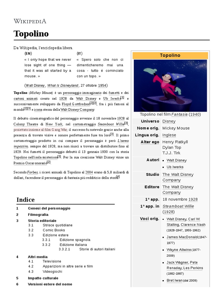 Topolino | PDF