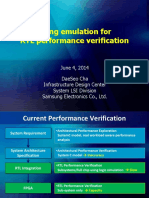 Using emulation for fast and accurate RTL performance verification