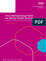 The Commissioning Friend For Mental Health Services