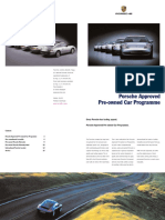 Porsche Approved Pre-Owned Car Programme: WVK 805 3 20 E/ WW