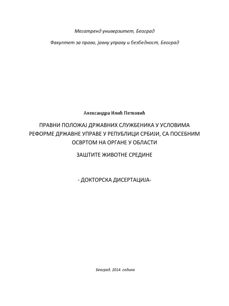 Doktorat Aleksandra Ilic Petkovic | PDF