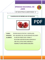 Informe de Mermelada de Manzana Listo