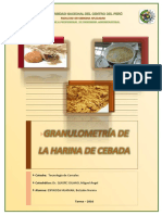 Informe de Granulometria de La Harina de Cebada Docx Corregido