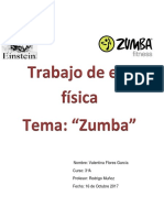 Trabajo de Educacion Fisica Zumba