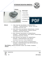Himpunan Mineral Klorit Kuarsa Pirit Piroksen PDF