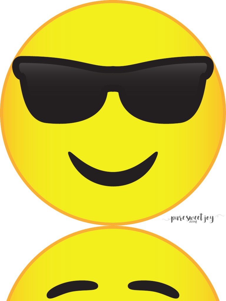 Emoji Photobooth Props From Pure Sweet Joy PDF | PDF